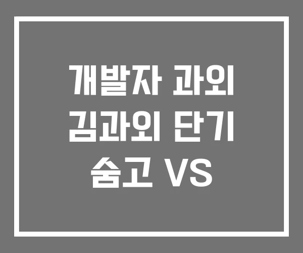 개발자 과외 김과외 단기 숨고 VS 개발자 과외 김과외 단기 숨고 VS