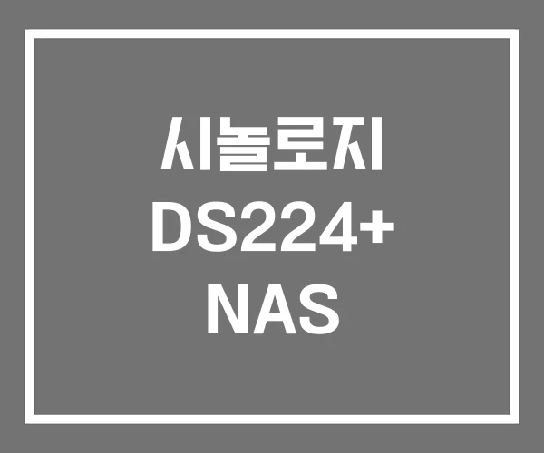 시놀로지 DS224+ NAS