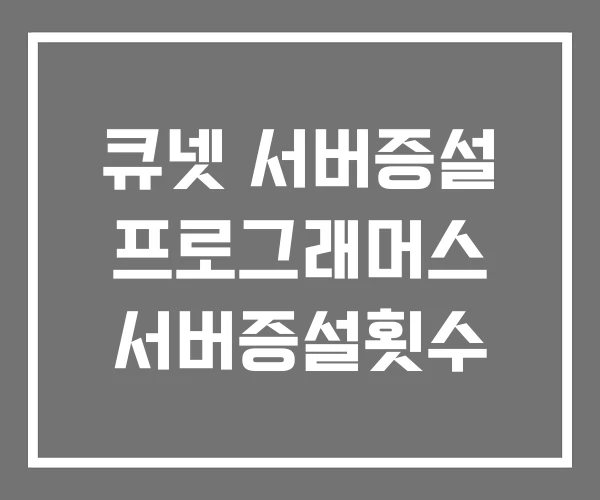 큐넷 서버증설 프로그래머스 서버증설횟수