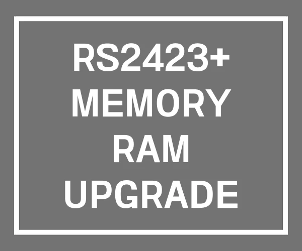 RS2423+ MEMORY RAM UPGRADE