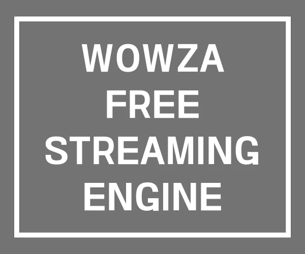 WOWZA FREE STREAMING ENGINE 사용법 WOWZA FREE STREAMING ENGINE 사용법