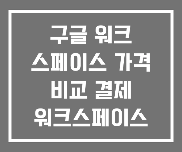 구글 워크 스페이스 가격 비교 결제 워크스페이스 1인 구글 워크 스페이스 가격 비교 결제 워크스페이스 1인